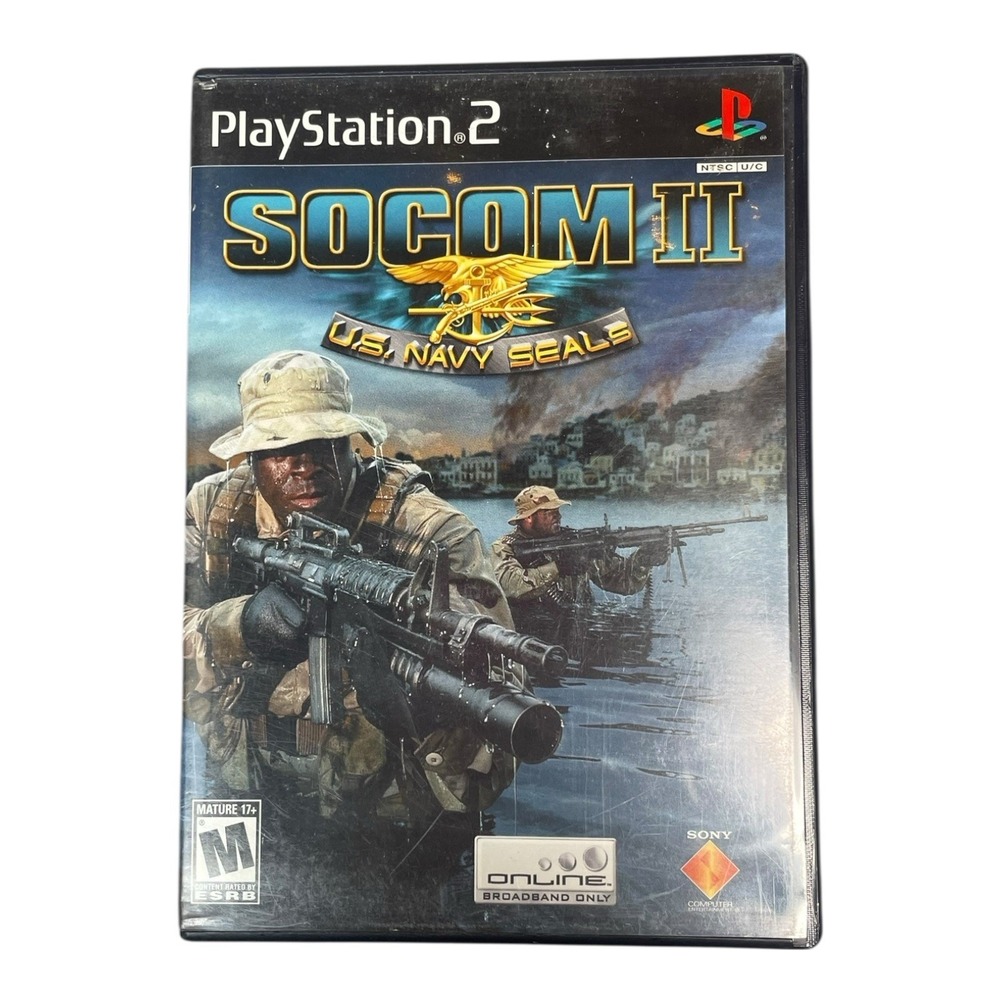 Socom II Navy Seals Sony PlayStation 2 Video Game